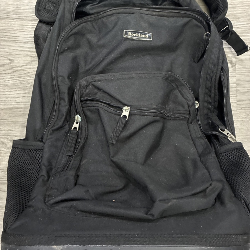 Rockland Single Handle Rolling Backpack, Black, 1… - image 3